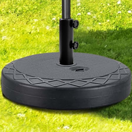 Autlaycil 67lbs Water Filled Umbrella Base, 95lbs Sand Filled Patio Umbrella Stand, Heavy Duty, Holder Suit for Diameter 1.5-1.9 in Umbrella Pole