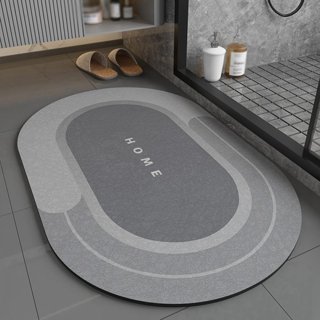 Usmixi Flash Deals Stone Bath Mat Diatomaceous Earth Shower Mat Super Absorbent Drying Fast Non-Slip Elegant Natural Home Decor for Kitchen Counter