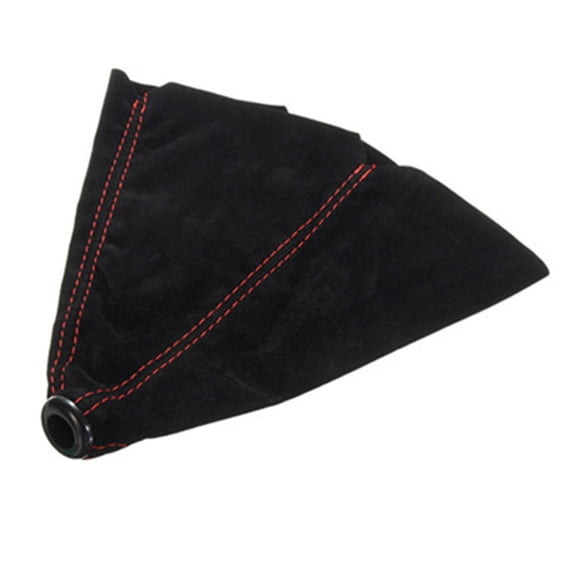 Auto Accessories Car Gear Shift Collars Covers Gear Shift Cover Suede PU Leather Gear Stick Shift Shifter Knob Cover Boot Gaiter