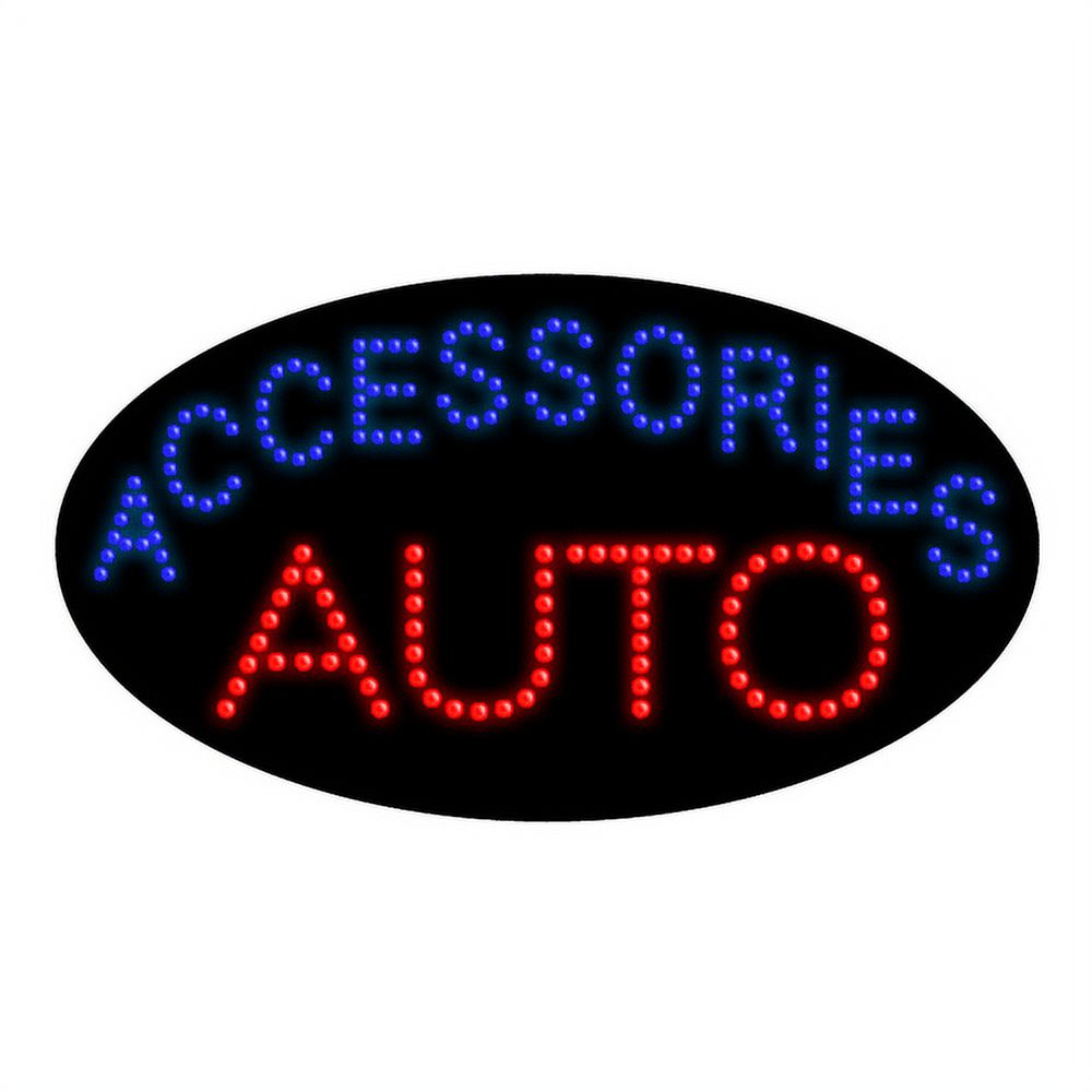 Auto Accessory Sign Auto Accessories-LED Dots Sign Made in USA - Walmart.com