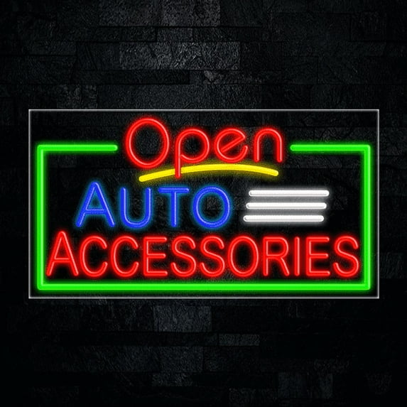 Auto Accessories LED Neon Sign 33"L x 18"H #35450