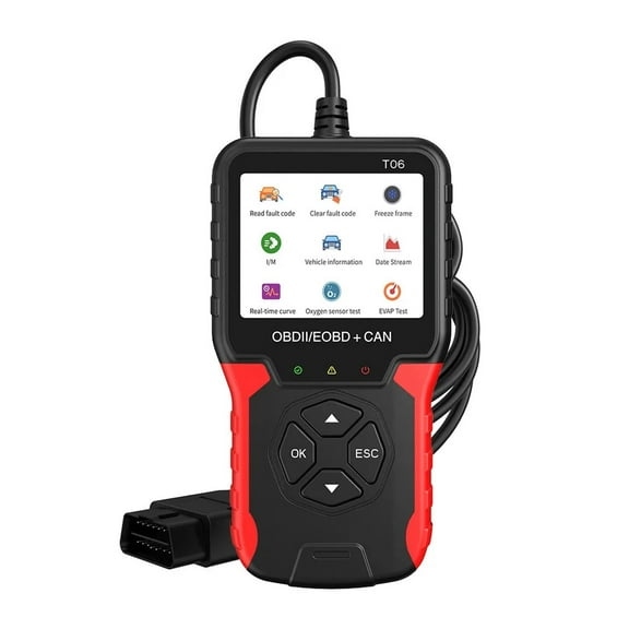 Auto Accessories OBD2 Scanner T06 Check Engine System Code Reader Multi-langua Support Car Diagnostic Tool Battery Tester ,Comprehensive Vehicle Diagnostics