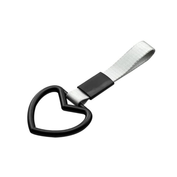 Auto Accessories Ring Heart JDM Train Bus Handle Hand Strap Drift Charm Strap Drift PVC Plastic 6 color