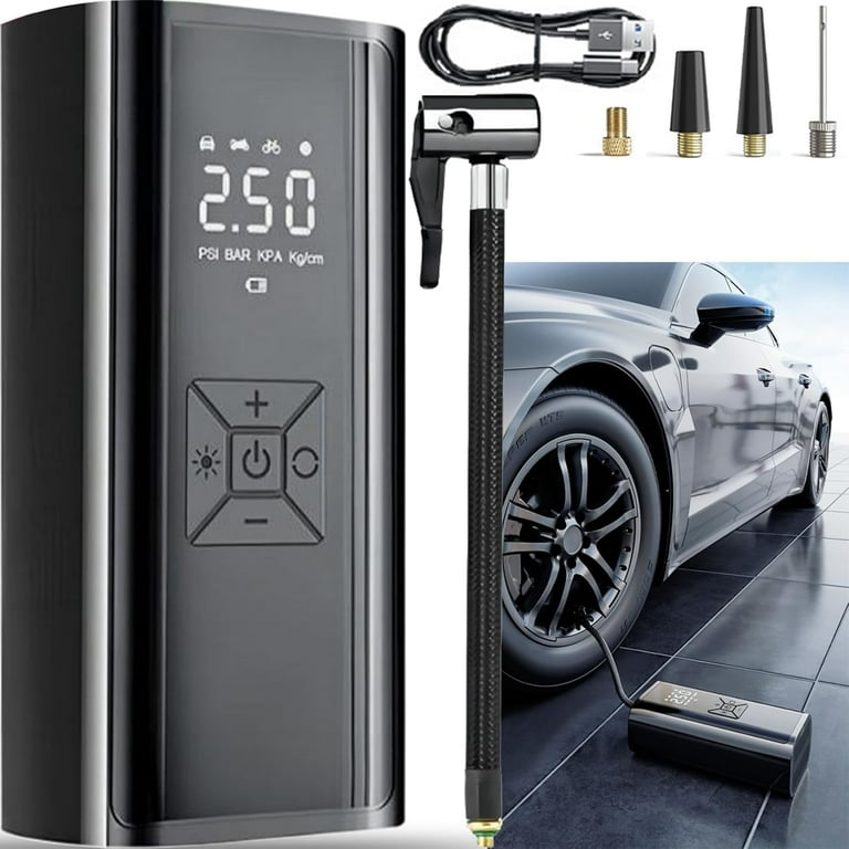 Car Tire Pump Mini Cordless Portable Automobile Air Pump Vehicle Emergency Intelligent Inflator Car Tire Pump Mini Cordless Portable Automobile Air Pump Vehicle Emergency Intelligent Inflator