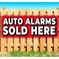thumbnail image 1 of Auto Alarms Sold Here 13 oz Vinyl Banner With Metal Grommets, 1 of 4
