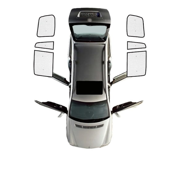 Auto Anti-UV Window Covers For Toyota Land Cruiser LC200 FJ200 J200 2008-2020 Windshield Side Window Sunshades