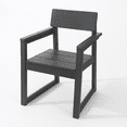 thumbnail image 1 of Auto Beyond All-Weather Patio Chair, Patio Dining Chair, Heavy Duty Wood-Like Outdoor Furniture for Garden, Backyard, Deck, Porch, Lawn, Gray, 1 of 6