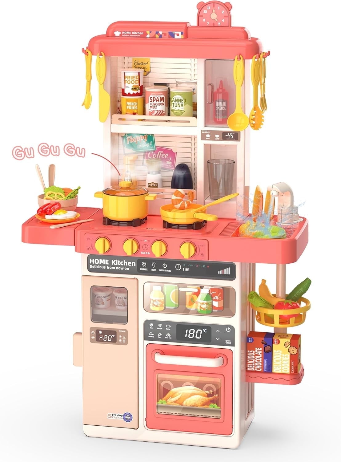 Auto Beyond Children's Kitchen Playset, Interactive Kitchen Toys ...