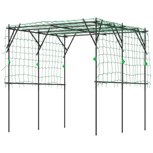 Auto Beyond Garden Arch Trellis for Climbing Plants Outdoor,Tall Archway Tunnel Plant Support for Cucumber Tomato Vine Flowers Vegetables Climbing Plants