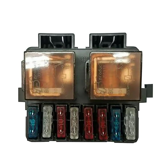 Auto Boat Truck 12V 2-Way Relay Fuse Box Holder with Car Block