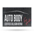 thumbnail image 1 of Auto Body Full Collision Repair Vinyl Decal 12 Inch x 16 Inch Weatherproof Heavy-Duty Adhesive Backing | Professional Vehicle Restoration, Paint Work | Made in USA, 1 of 6