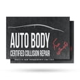 thumbnail image 1 of Auto Body Full Collision Repair Vinyl Decal 2 Pack of 24 Inch x 36 Inch Weatherproof Heavy-Duty Adhesive Backing | Professional Vehicle Restoration, Paint Work | Made in USA, 1 of 6