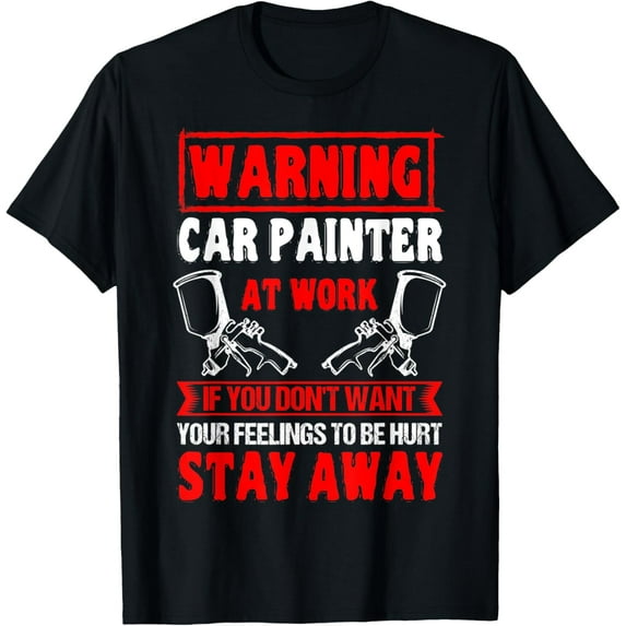 Auto Body Painter At Work Automotive Car Paint Technician T-Shirt