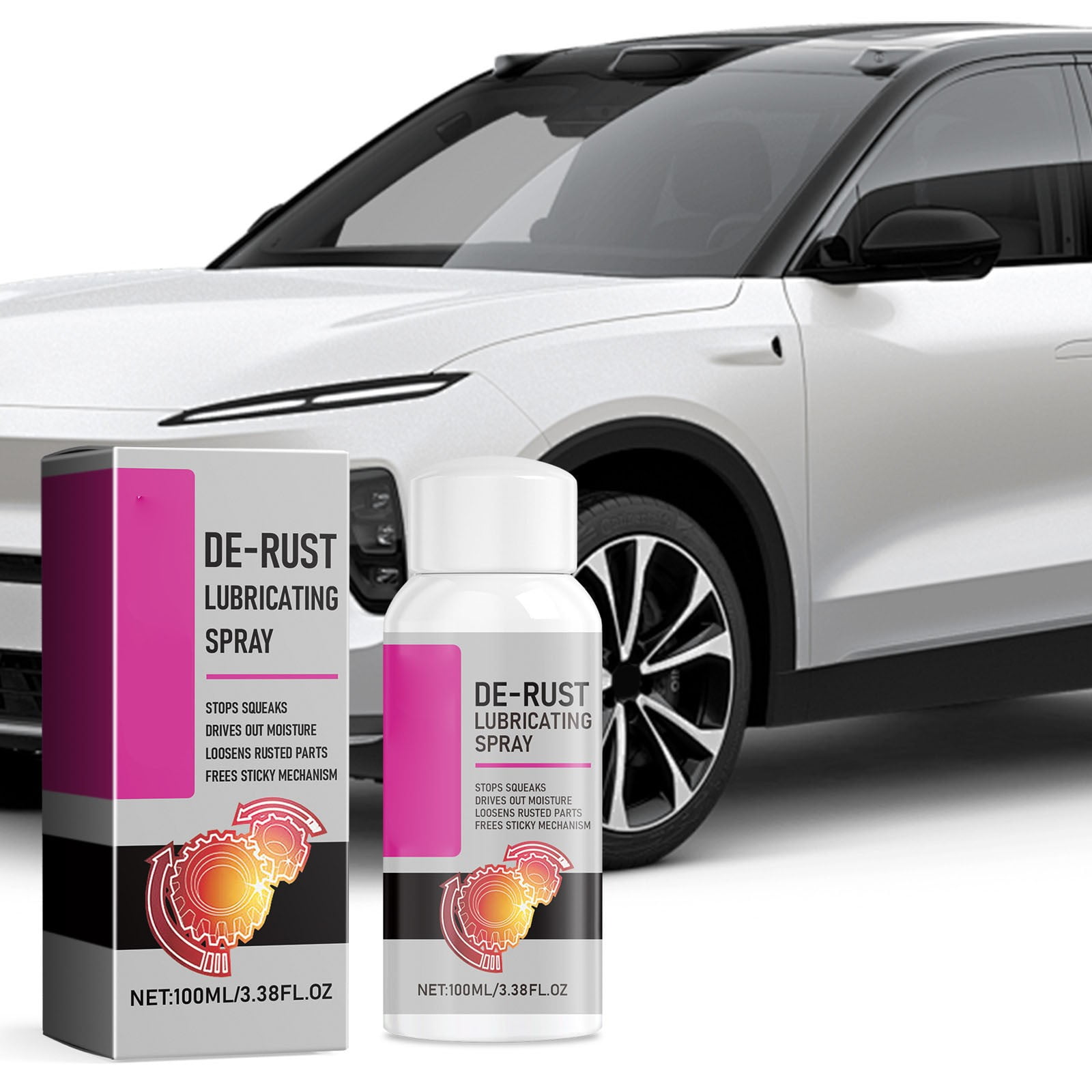 Auto Body Seam Sealer Clear Remover Metal Oil Lubricant Cleaner 100ml