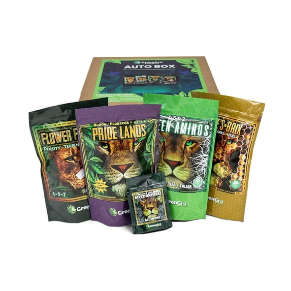 Auto Box - Starter Bundle of Fertilizers for Every Stage of Plant Growth - 1 Box by GreenGro Biologicals