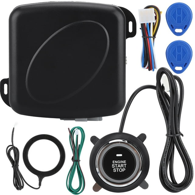 Auto Car Alarm Engine Push Button Start Stop RFID Lock Ignition Switch