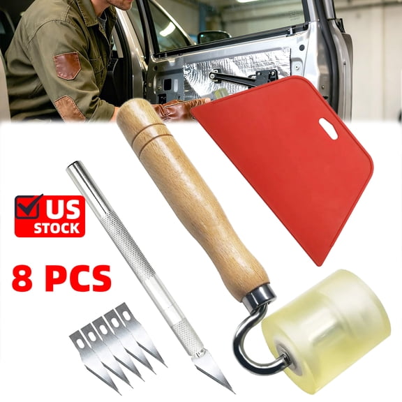 Auto Car Audio Sound Deadening Application Rolling Wheel Roller,Heat Abatement Mat Wallpaper PU Deadener Application Seam Roller