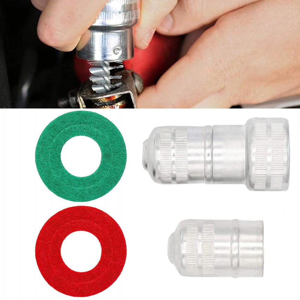 Auto Car Battery Brush Wash Cleaning Tools Car Battery Post Terminal