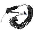 thumbnail image 1 of Auto Car Black Air Duster Blow Gun Cleaning Kit with 5 Meter Long Coil PU Air Hose, 1 of 6