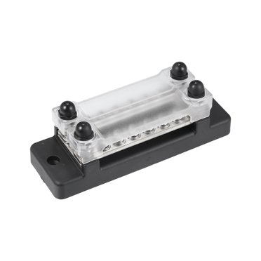Jamgoer 450A Bus Bar 12v Power Distribution Block 6 X 5/16"(M8) Terminal Block Heavy Duty