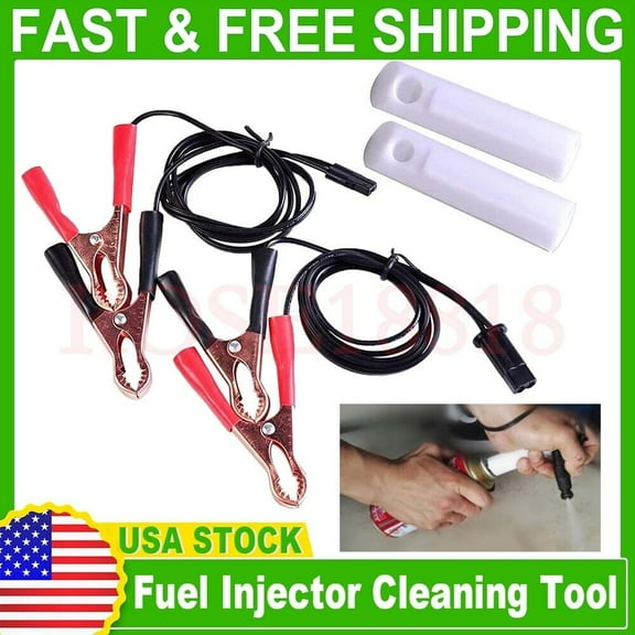 Auto Car Fuel Injector Flush Cleaner Adapter Tool DIY Kit for Universal Vehicles