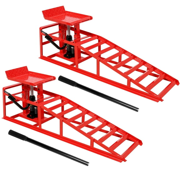 Auto Car Lift Ramps 5 Ton Hydraulic Pedal Lift 2 Pack