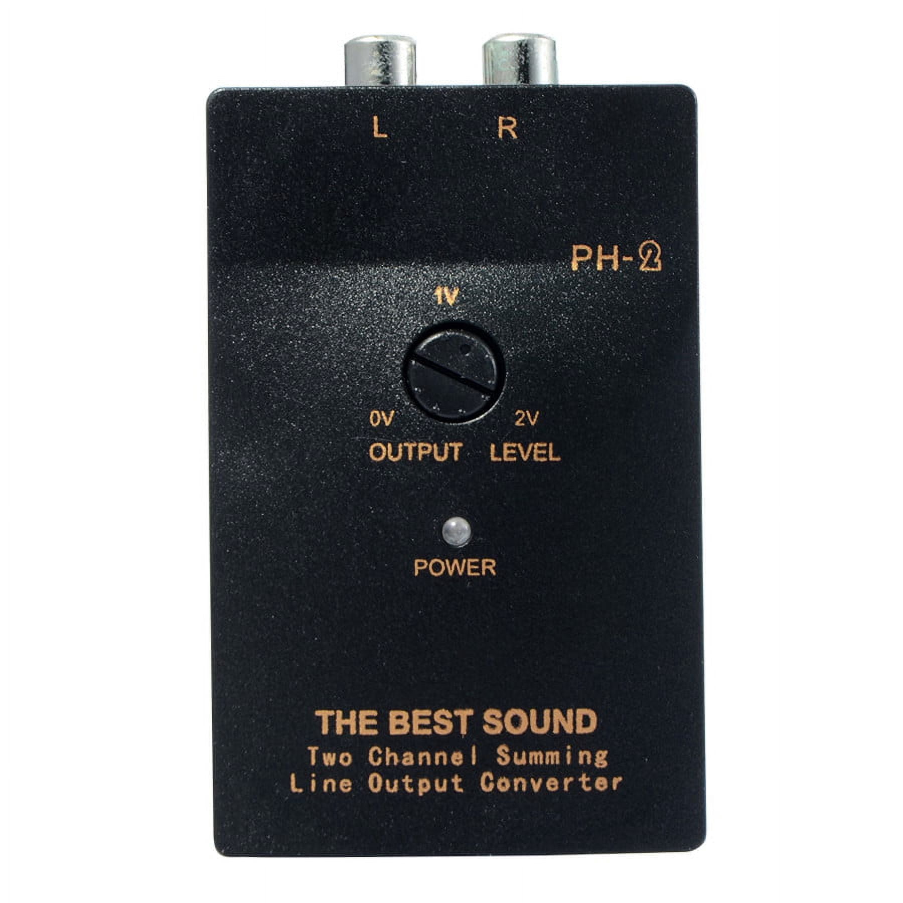 Auto Car RCA Stereo Speaker Level Converter Audio Converters High To Low Level