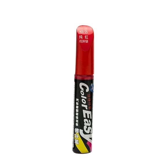 Auto Car Scratch Repair Pen, Clear Coat Touch Up Paint, Quick Dry Scratch Remover, Brush and Pen Applicator, Easy Portable Car Scratch Fix for SUV Truck RV Red