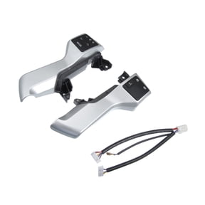 Auto Car Steering Wheel Cruise Volume Control Switch Button for Toyota Land Cruiser Prado Silver Tone