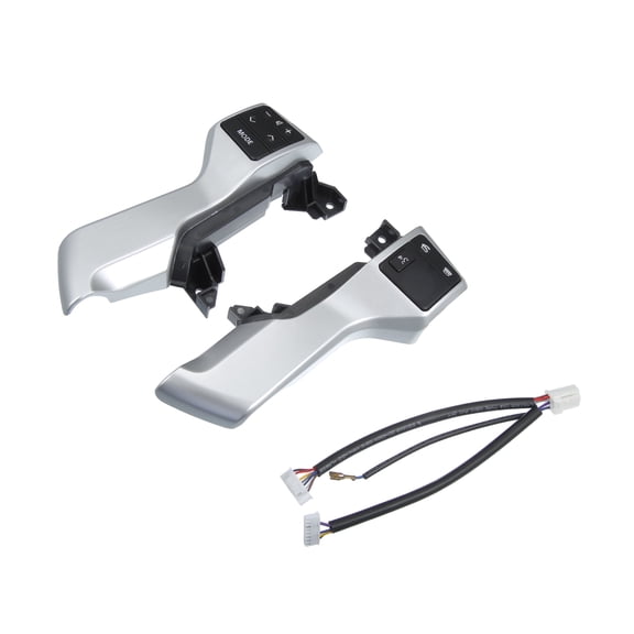Auto Car Steering Wheel Cruise Volume Control Switch Button for Toyota Land Cruiser Prado Silver Tone