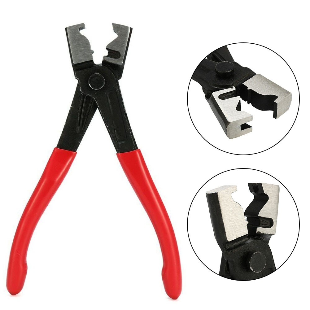 Auto Car Water Oil Pipe Hose Flat Band Ring Clamp Plier Vehicle Repair