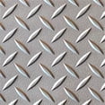 thumbnail image 1 of Auto Care Products 87525 5 x 25 ft. Textured Slip Resistant Diamond Plate Vinyl Garage Floor Mat, Silver, 1 of 1