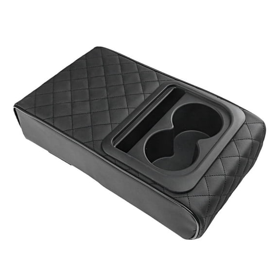 Auto Center Console Armrest Pillow with Cup Holder Memory Foam Car Armrest Cushion G13124