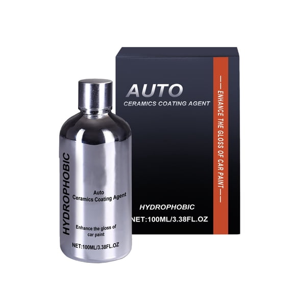 Auto Ceramics Coating, Light Ceramic Coating, Car Paint Protection With Super Hydrophobic, High-Gloss Finish, Easy Application For Sedans, Suvs, Hatchbacks 100Ml