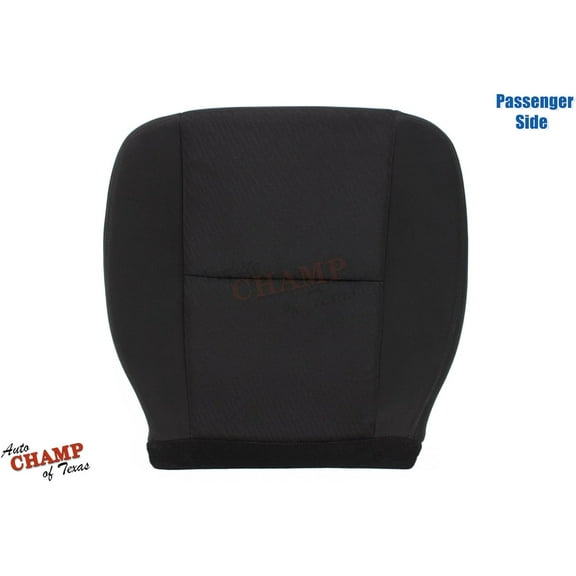 Auto Champ Of Texas 2009-2014 GMC Yukon SLE SLT XL -Passenger Side Bottom Cloth Seat Cover Black