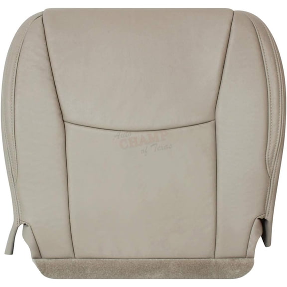 Auto Champ Of Texas - Driver Side Bottom Replacement Leather Seat Cover, Tan (Compatible with 2003-2009 Lexus GX470)