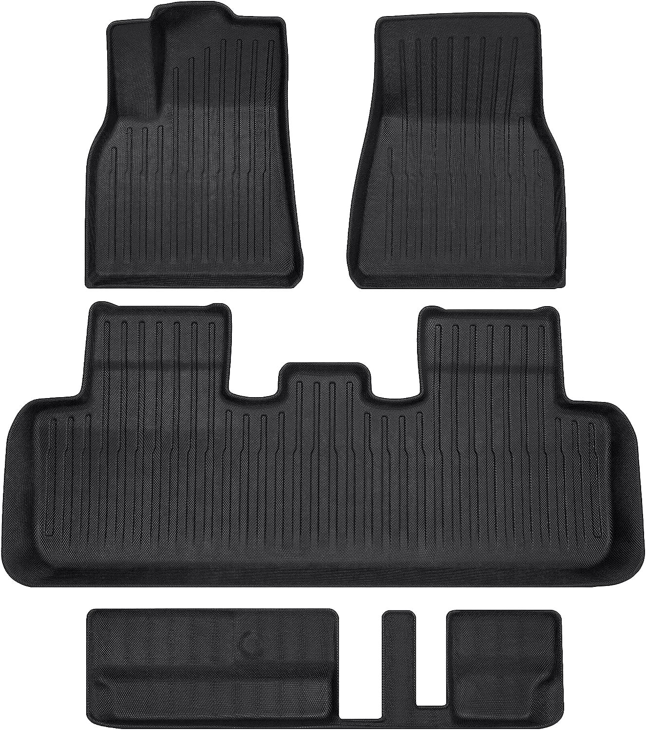 Auto Champ Tesla Model Y Floor Mats All Weather Tesla Model Y 7 Seater 20202023 Accessories