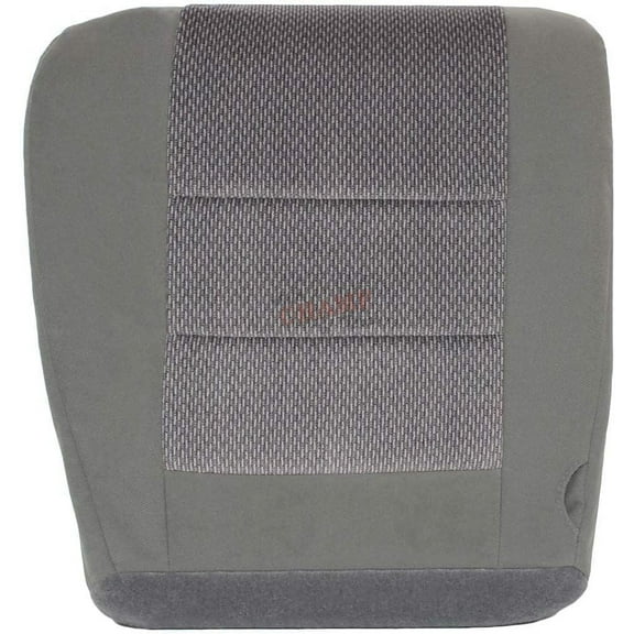 Auto Champ Of Texas - Driver Side Bottom Replacement Cloth Seat Cover, Gray (Compatible with 2002 2003 2004 Ford F250 F350 XLT Crew) (Medium Flint Gray)