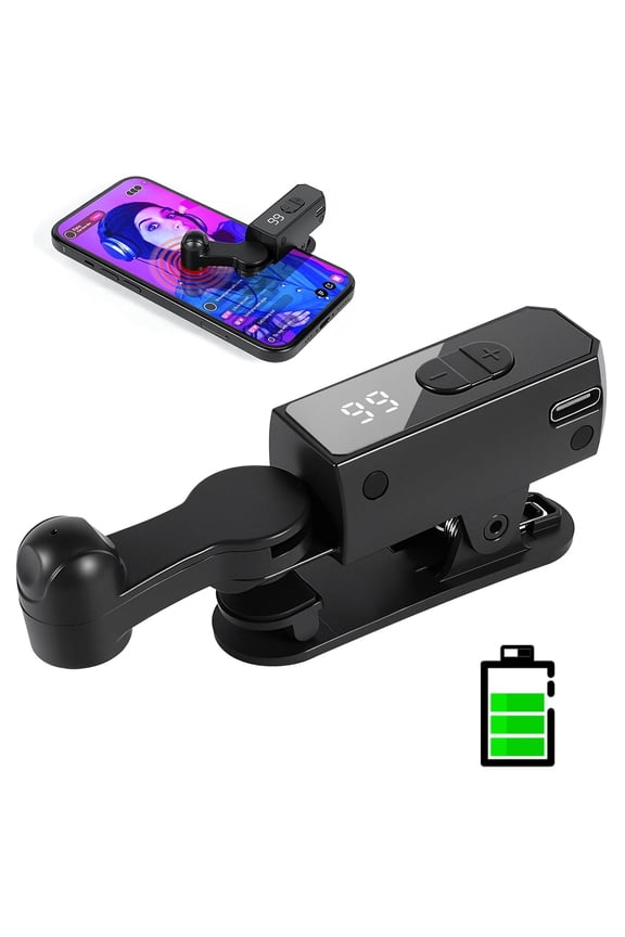 Auto Clicker Compatible with iPhone iPad Android, Auto Touch Device with 107 Adjustable Speed, Life Hands-Free Silent Operation Handy, Auto Tapper for Tiktok Live, Gaming, Likes & Reward Tasks(Black)
