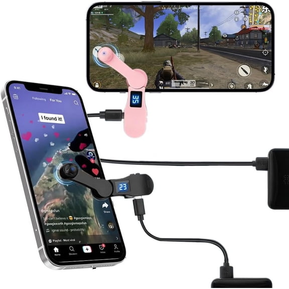 Auto Clicker for Smart Phone, Phone Screen Device Speed Clicker for Android IOS Apps, Fast Click Simulation Finger Continuous Click for Gaming, Live Broadcasts Like