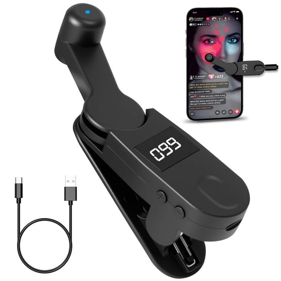 Auto Clicker for Smart Phone, Phone Screen Device Speed Clicker for iPhone iPad Apps, 198 Levels Fast Click Simulation Finger Continuous Click for Game, Live Broadcasts Likes, light-ning Deal