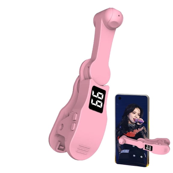Auto Clicker for Phone, Automatic Screen Tapper with 108 Speed Levels, Silent Clicking Device for Gaming Shopping Live Streaming, Pink