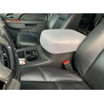 thumbnail image 1 of Auto Console Covers- Fits the Chevy Silverado 2007-2013 1500, 2500HD, 3500HD (5 passenger with front Bucket Seats) Center Console Armrest Lid Cover Fleece Fabric. (Lt.Gray), 1 of 3