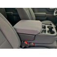 thumbnail image 1 of Auto Console Covers- Fits the Chevy Silverado 2020-2024 1500, 2500, and 3500 with 40/20/40 6 passenger seating Neoprene Center Console Armrest Lid Cover Waterproof Neoprene Fabric (Gray), 1 of 4