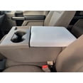 thumbnail image 1 of Auto Console Covers- Center Console Armrest Cover Fits Ford F-150 2015-2021 with 40/20/40 6 passenger Waterproof Neoprene Fabric -Light Gray, 1 of 2