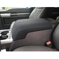 thumbnail image 1 of Auto Console Covers- Fits the Ford F-250 2011-2016 Super Duty with (Front Bucket Seats and 5 passenger seating) Center Console Armrest Cover Waterproof Neoprene Fabric (Black), 1 of 2