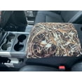 thumbnail image 1 of Auto Console Covers- Fits the Ford F-250 Super Duty 2011-2016 (Front Bucket Seats and 5 passenger seating) Center Console Armrest Lid Cover Fleece Fabric (Marsh Camo), 1 of 3