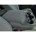 thumbnail image 1 of Auto Console Covers- Fits the Ford F-350 Super Duty 2011-2016 (Front Bucket Seats and 5 passenger seating) Center Console Armrest Lid Cover Fleece Fabric (Dark Gray), 1 of 3