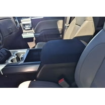 Auto Console Covers- Fits the GMC Sierra 2015-2018 (All Models and trims with Front Bucket Seats and 5 passenger seating) Center Console Armrest Cover Waterproof Neoprene Fabric- Black