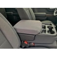 thumbnail image 1 of Auto Console Covers- Fits the GMC Sierra 2020-2024 1500, 2500, and 3500 with 40/20/40 6 passenger seating Neoprene Center Console Armrest Lid Cover Waterproof Neoprene Fabric (Gray), 1 of 3